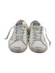 Golden Goose Leather Distressed Accents Sneakers