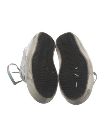 Golden Goose Leather Distressed Accents Sneakers