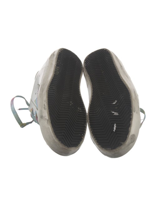 Golden Goose Leather Distressed Accents Sneakers