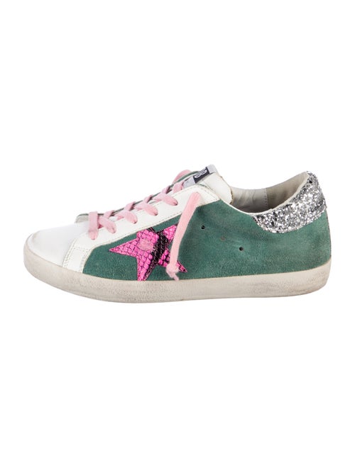 Golden Goose Suede Printed Sneakers