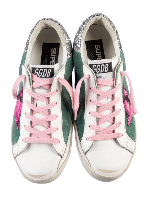 Golden Goose Suede Printed Sneakers
