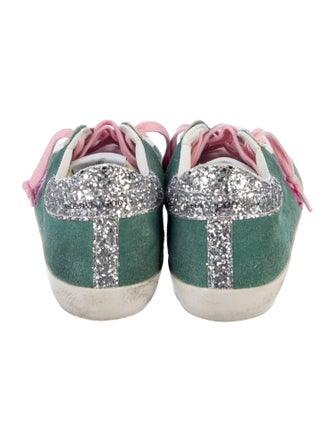 Golden Goose Suede Printed Sneakers