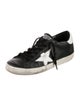 Golden Goose Leather Graphic Print Sneakers