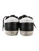 Golden Goose Leather Graphic Print Sneakers