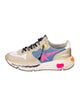 Golden Goose Suede Printed Athletic Sneakers