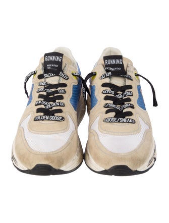 Golden Goose Suede Printed Athletic Sneakers
