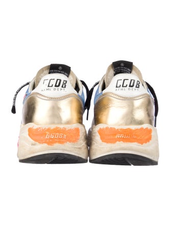 Golden Goose Suede Printed Athletic Sneakers
