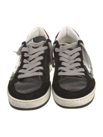 Golden Goose Leather Printed Sneakers