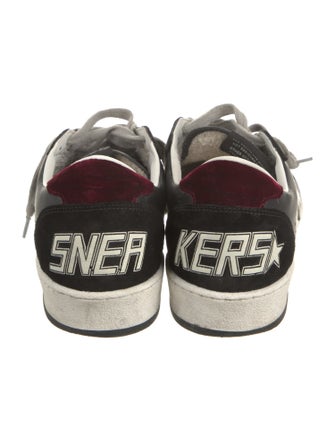 Golden Goose Leather Printed Sneakers