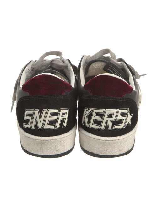 Golden Goose Leather Printed Sneakers