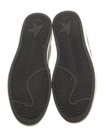 Golden Goose Leather Printed Sneakers