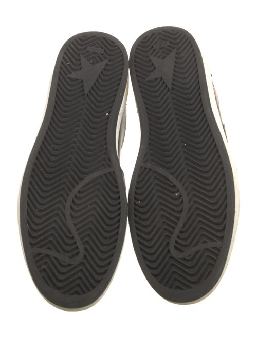 Golden Goose Leather Printed Sneakers