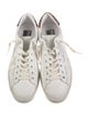 Golden Goose Leather Fur Trim Sneakers