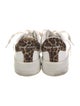 Golden Goose Leather Fur Trim Sneakers
