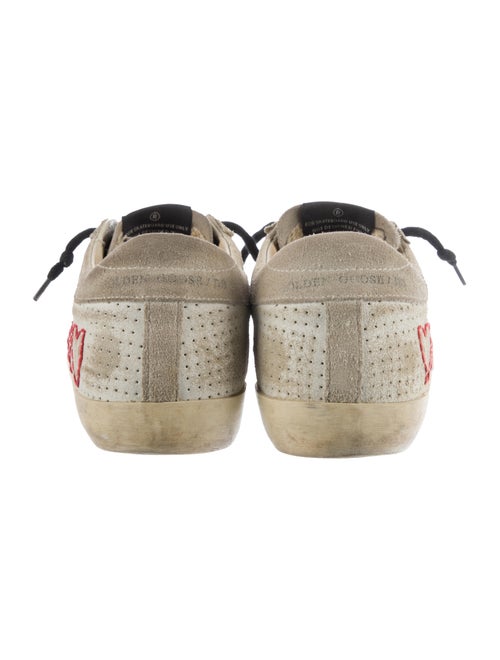 Golden Goose Suede Distressed Accents Sneakers
