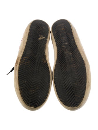Golden Goose Suede Distressed Accents Sneakers