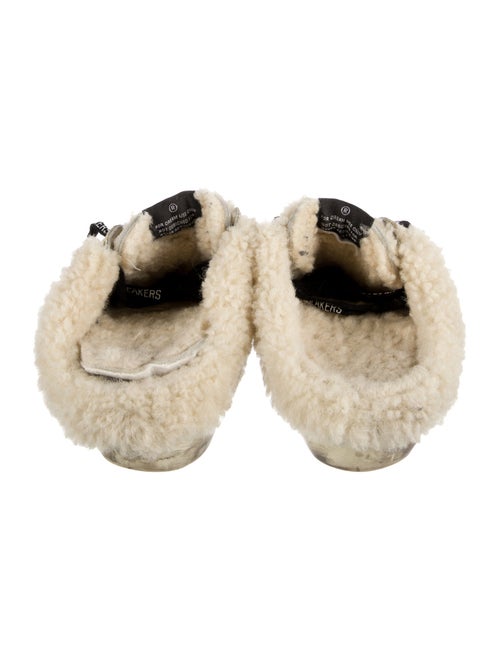 Golden Goose Leather Glitter Accents Sneakers