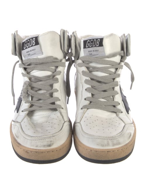 Golden Goose Leather Distressed Accents Sneakers