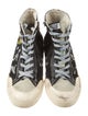 Golden Goose Canvas Colorblock Pattern Sneakers