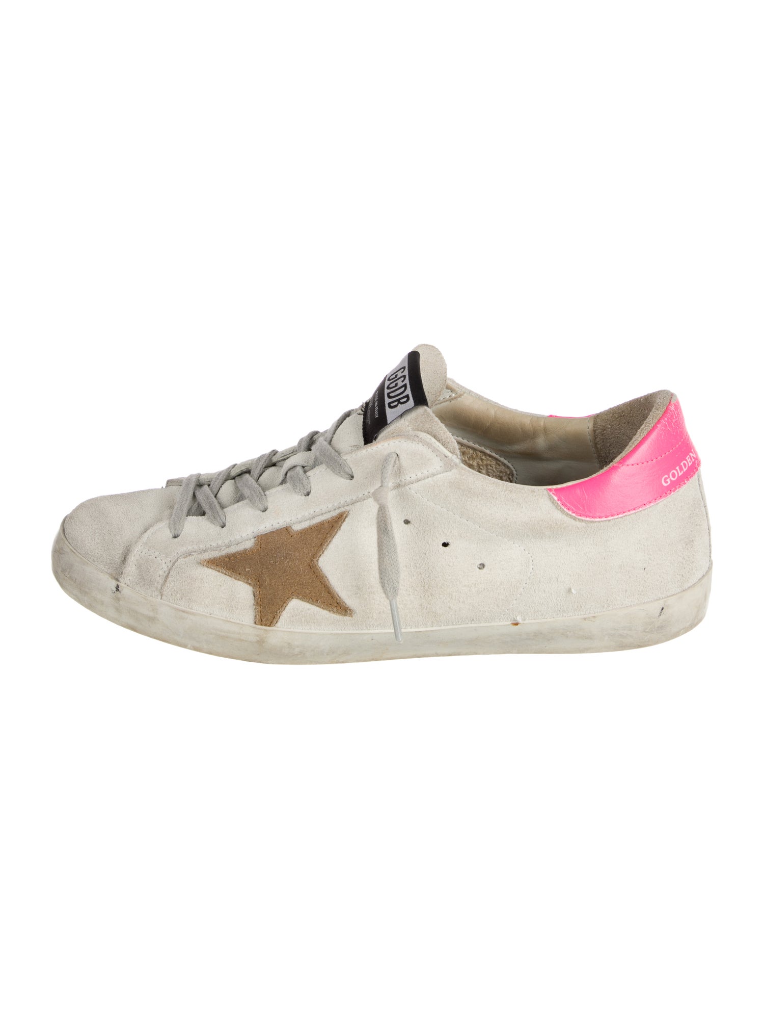 Golden Goose Suede Printed Sneakers