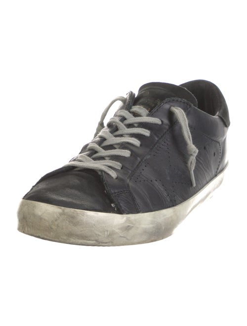 Golden Goose Leather Distressed Accents Sneakers