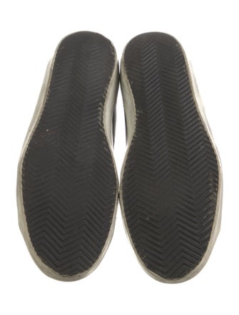 Golden Goose Leather Distressed Accents Sneakers