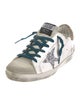 Golden Goose Leather Colorblock Pattern Sneakers