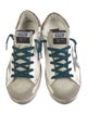 Golden Goose Leather Colorblock Pattern Sneakers
