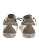 Golden Goose Leather Colorblock Pattern Sneakers