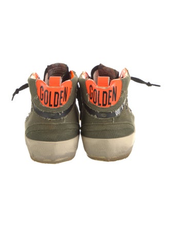 Golden Goose Canvas Printed Sneakers