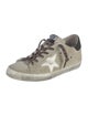 Golden Goose Suede Glitter Accents Sneakers