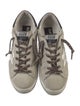 Golden Goose Suede Glitter Accents Sneakers
