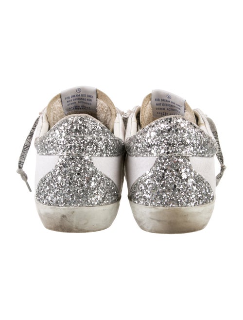 Golden Goose Canvas Colorblock Pattern Sneakers