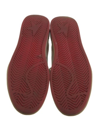 Golden Goose Leather Printed Sneakers