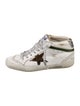 Golden Goose Leather Printed Athletic Sneakers