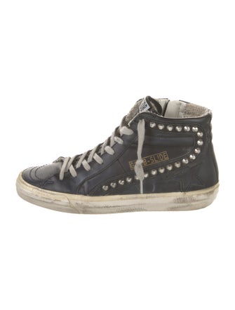 Golden Goose Leather Distressed Accents Sneakers