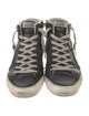 Golden Goose Leather Distressed Accents Sneakers