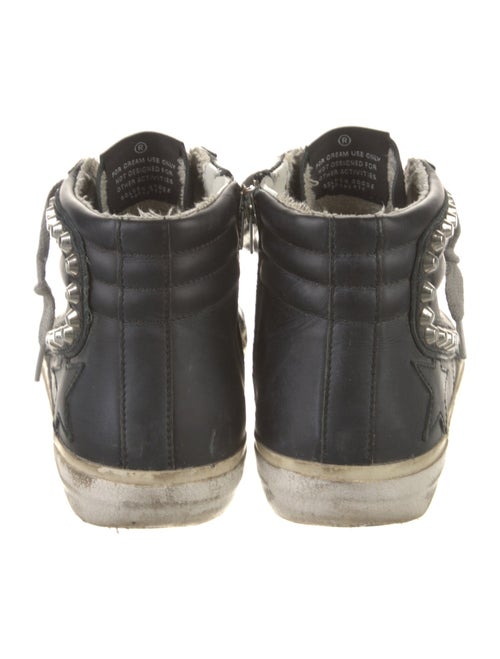 Golden Goose Leather Distressed Accents Sneakers
