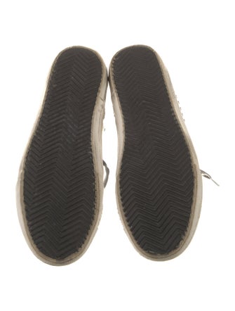 Golden Goose Leather Distressed Accents Sneakers