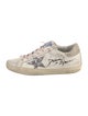 Golden Goose Leather Printed Sneakers