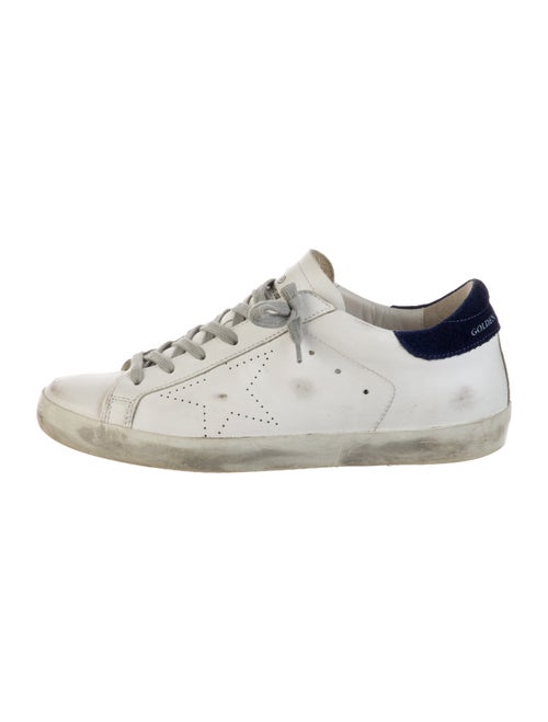 Golden Goose Leather Distressed Accents Sneakers
