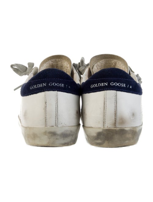 Golden Goose Leather Distressed Accents Sneakers