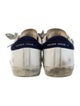 Golden Goose Leather Distressed Accents Sneakers