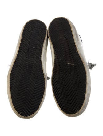 Golden Goose Leather Distressed Accents Sneakers