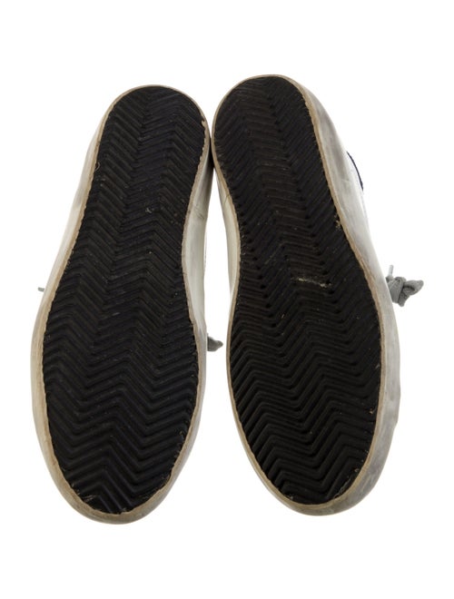 Golden Goose Leather Distressed Accents Sneakers