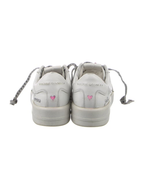 Golden Goose Leather Crystal Embellishments Sneakers