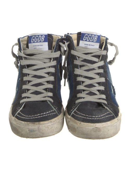 Golden Goose Denim Printed Sneakers