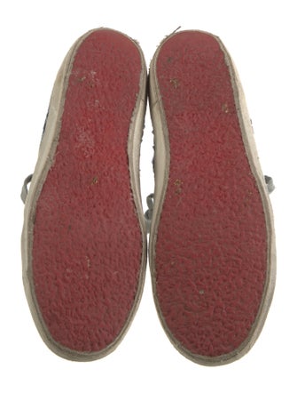 Golden Goose Denim Printed Sneakers