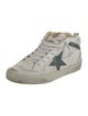 Golden Goose Leather Glitter Accents Sneakers