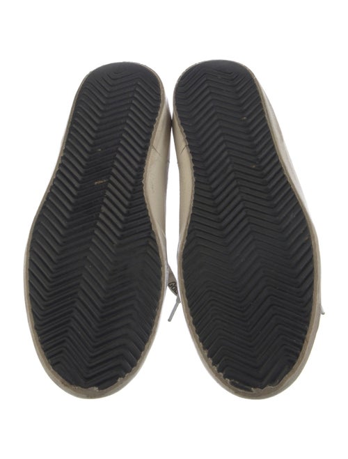 Golden Goose Leather Printed Sneakers